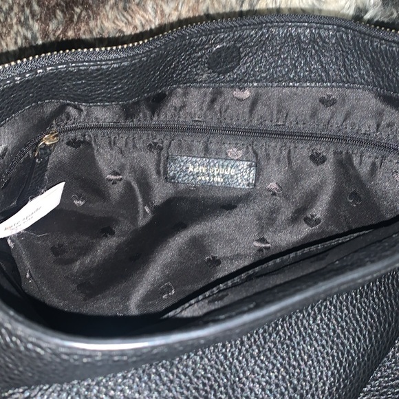 Kate Spade Black Pebbled Leather Shoulder/Crossbody Bag - Picture 12 of 15